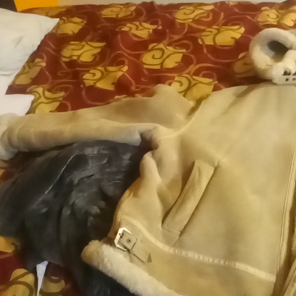 Phat Farm original suede leather fur jacket - Picture 3 of 4